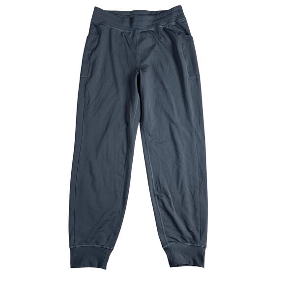 Fabletics On-The-Go Cold Weather Jogger Pant Size Medium Gray Pockets Athleisure - Picture 2 of 7